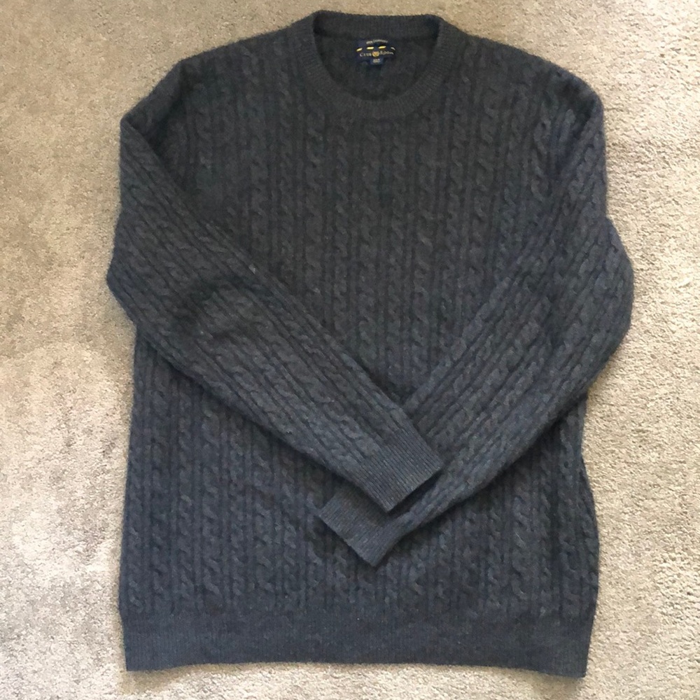 TALL men’s 100% CASHMERE sweater